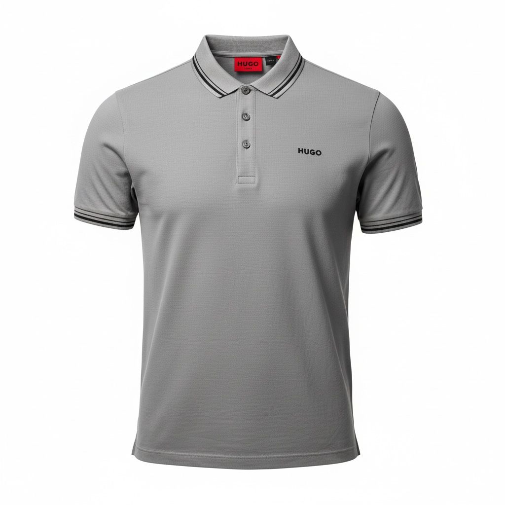 Hugo - Polo Para Hombre (Gris)